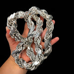 Custom Silver Rope Chain 20 mm 71415