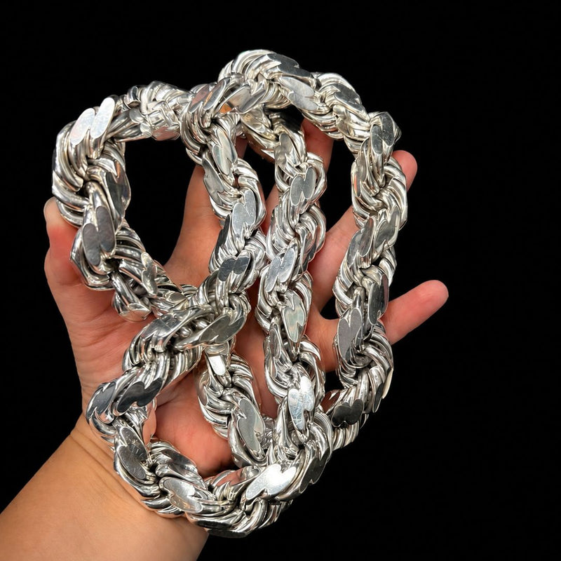 Custom Silver Rope Chain 20 mm 71415