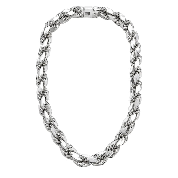 【han's room】silver925 roll chain XL 50cm Buy Custom Silver Rope Chain 20 mm 71415 – TraxNYC