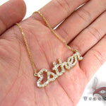 Custom Jewelry Diamond Name Necklace 26964 - Image 10
