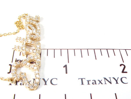 Custom Jewelry Diamond Name Necklace 26964 - Image 13