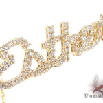 Custom Jewelry Diamond Name Necklace 26964 - Image 3