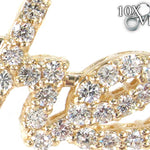 Custom Jewelry Diamond Name Necklace 26964 - Image 4