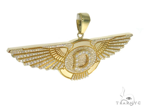 'D' Eagle Diamond Pendant 45361 - Image 2