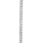 Silver Beveled Curb Bracelet 4.5mm 71141