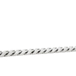 Silver Beveled Curb Bracelet 4.5mm 71141