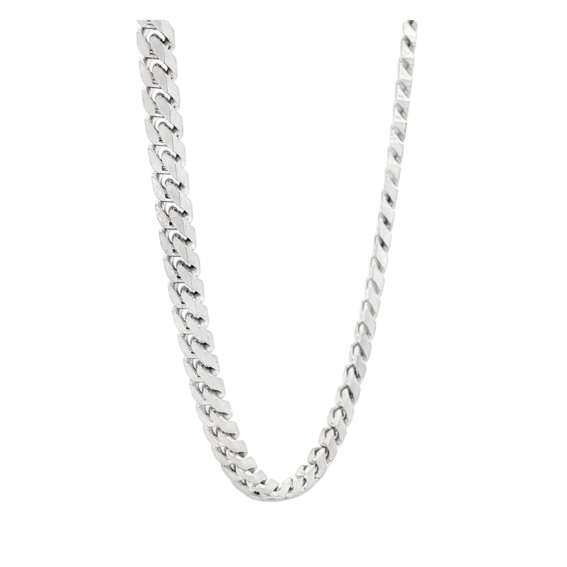 .925 Silver Beveled Curb Chain 4.5mm 71145