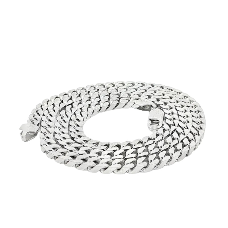 .925 Silver Beveled Curb Chain 4.5mm 71145