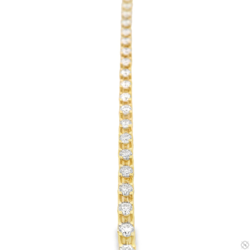 14K Gold Dainty Tennis Bracelet, photo 5 of 5