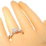 Daisy Diamond Engagement Ring 49251 - Image 9