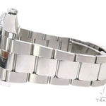 Datejust 41mm Roman Numeral Black Dial Diamond Bezel Stainless Steel Mens Watch 64985 - Image 6