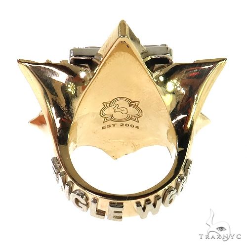 10K Gold David Star '773' Ring, view 4