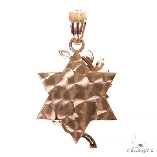 14K Gold Community Star of David Diamond Pendant, photo 4 of 6