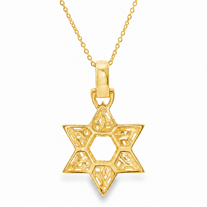 David Star Necklace 71828