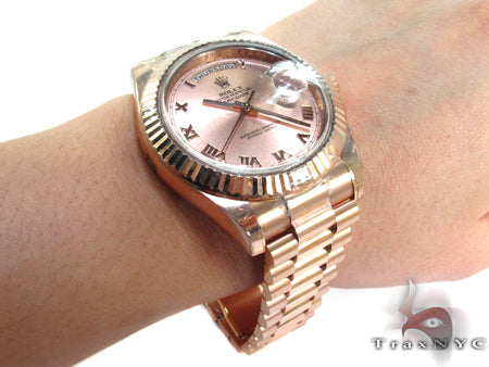 Rolex Day-Date President Rose Gold 218235 27150 - Image 13