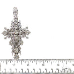 Sovereign's Halo Diamond Cross pendant 69427 - Image 6