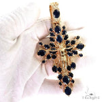 Sovereign's Halo Sapphire Cross pendant 69405 - Image 8