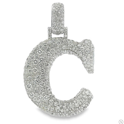 Diamond  Mosaic Initial pendant 70883 - Image 1