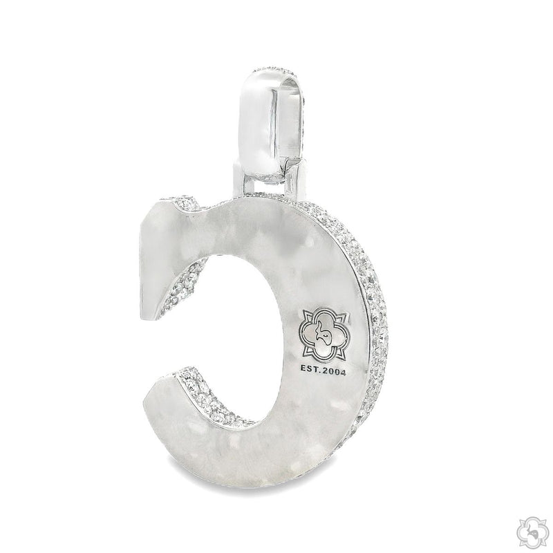 Diamond  Mosaic Initial pendant 70883 - Image 4