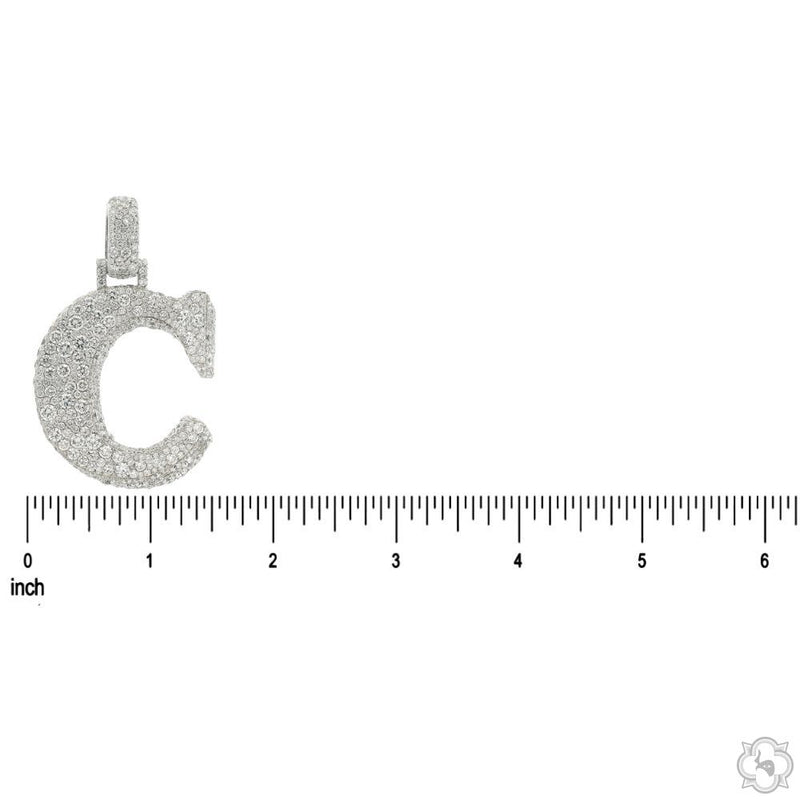 Diamond  Mosaic Initial pendant 70883 - Image 5