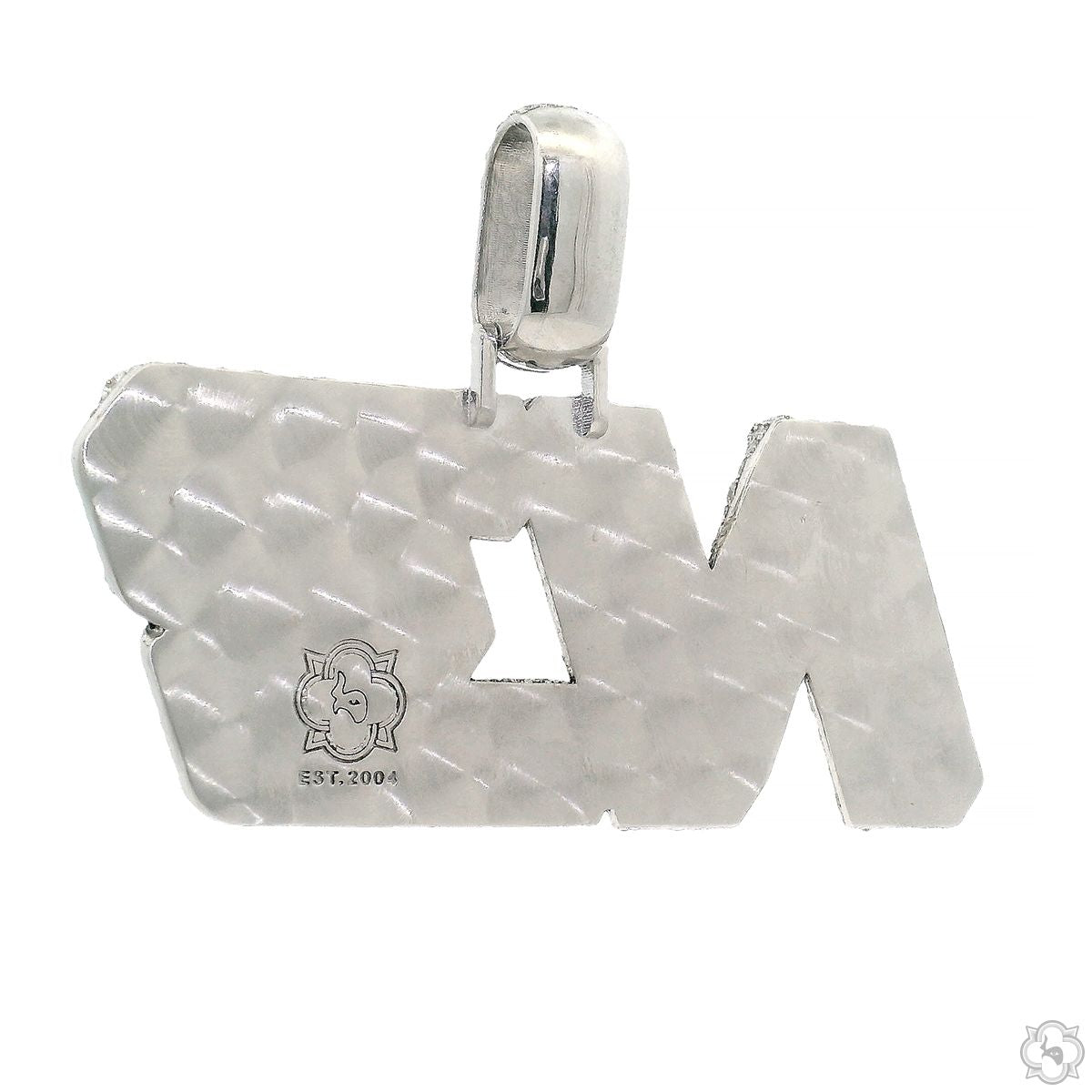 Diamond Mosaic Logo pendant 70742 | TraxNYC