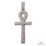 Diamond Ankh Cross Pendant 68706 - Image 1