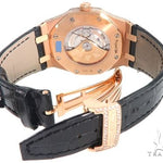 Diamond Audemars Piguet Royal Oak 41mm Watch with Leather Strap 64058 - Image 7