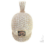 Diamond Baseball Hat Pendant 65500 - Image 1