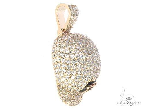 Diamond Baseball Hat Pendant 65500 - Image 2