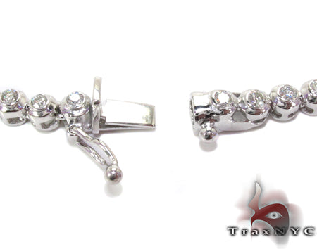 14K Gold Diamond Bezel Chain 24 Inches 4mm, photo 10 of 11