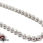 Diamond Bezel Chain 24 Inches 4mm   27939 - Image 3