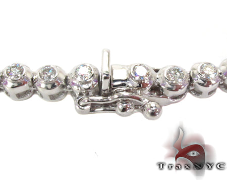 14K Gold Diamond Bezel Chain 24 Inches 4mm, photo 9 of 11