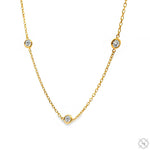 Diamond Bezel Necklace 16 Inch 70666 - Image 4