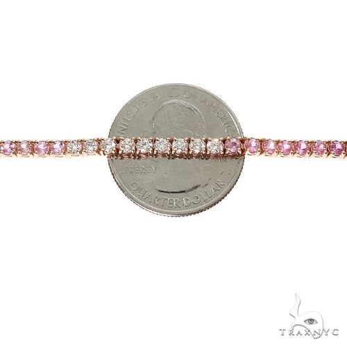 Diamond Blossom Tennis Bracelet 69886 - Image 4