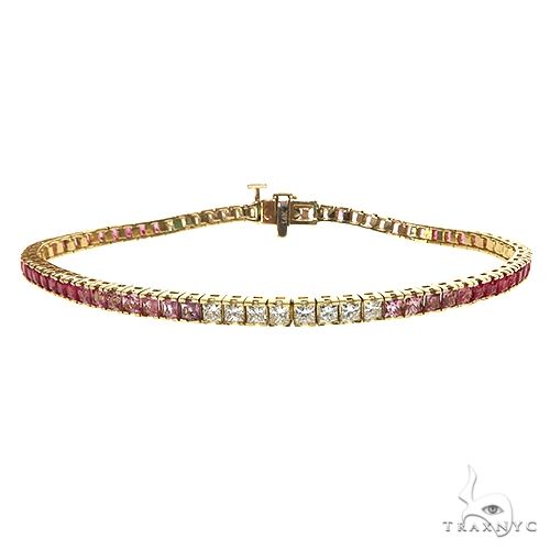 Diamond Blossom Tennis Bracelet 69891 - Image 1