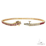 Diamond Blossom Tennis Bracelet 69891 - Image 2