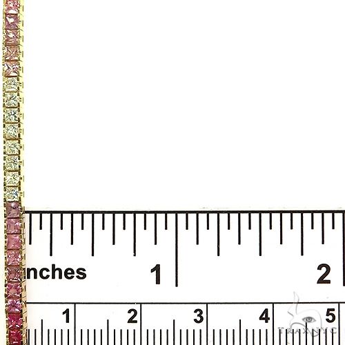 Diamond Blossom Tennis Bracelet 69891 - Image 5