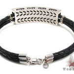 Full Diamond ID braided Bracelet 28461 - Image 2
