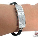 Full Diamond ID braided Bracelet 28461 - Image 6