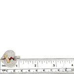 Custom Made Diamond Broken Heart Pendant 66963 - Image 6