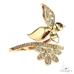 Diamond Butterfly Ring 69054 - Image 2