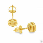 Round Diamond Cluster Earrings 70868 - Image 4