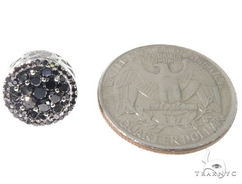 14K Gold Diamond Stud Earrings, photo 3 of 5