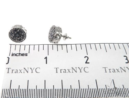 14K Gold Diamond Stud Earrings, photo 5 of 5