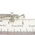 Diamond Cross with a Center Stone 64074 - Image 7