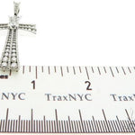Diamond Cross with a Center Stone 64074 - Image 8