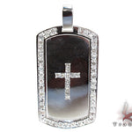 Diamond Cross Crucifix Dog Tag 26943 - Image 1