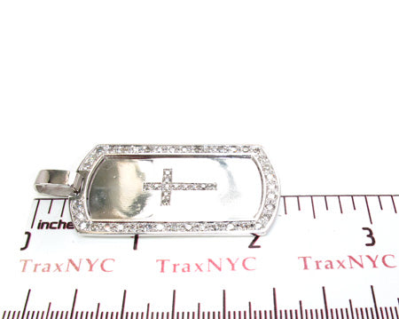 Diamond Cross Crucifix Dog Tag 26943 - Image 6