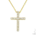 Diamond Cross Necklace Set 65878 - Image 1