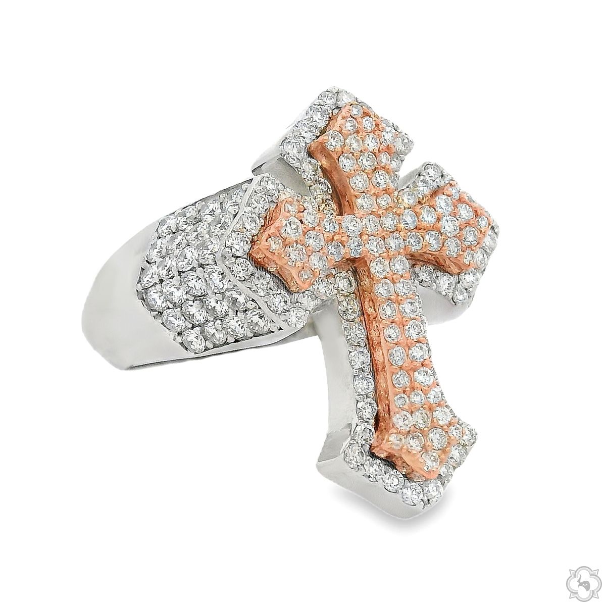 Diamond Cross Ring 70854 | TraxNYC